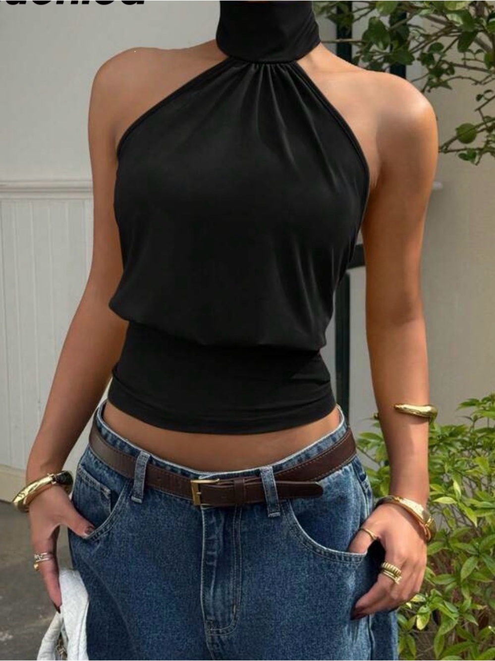 Black Halterneck